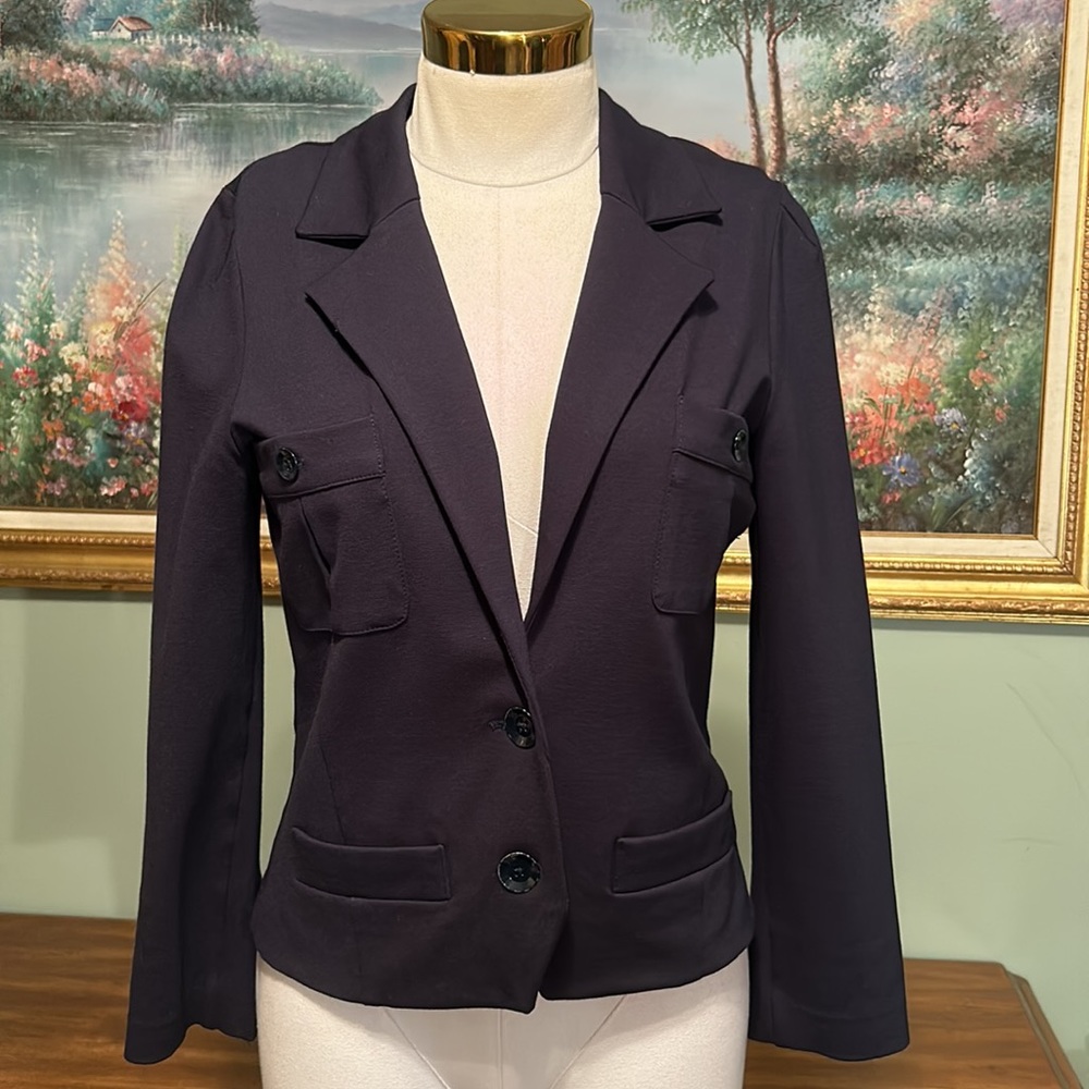Marc by Marc Jacobs Navy Blue Back Belted Blazer